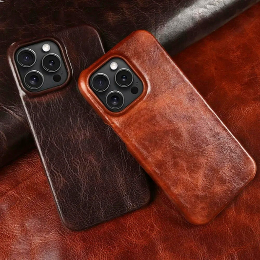 Alexander's Cowhide Leather iPhone Case