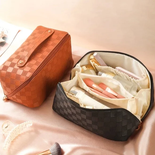 Patterned Beauty Cosmetic Bag
