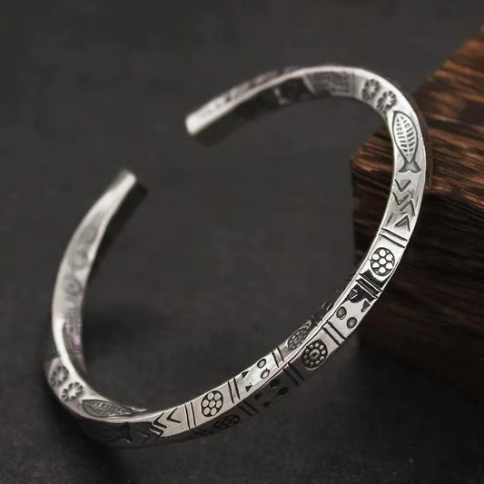 Nordic Silver Viking Bracelet