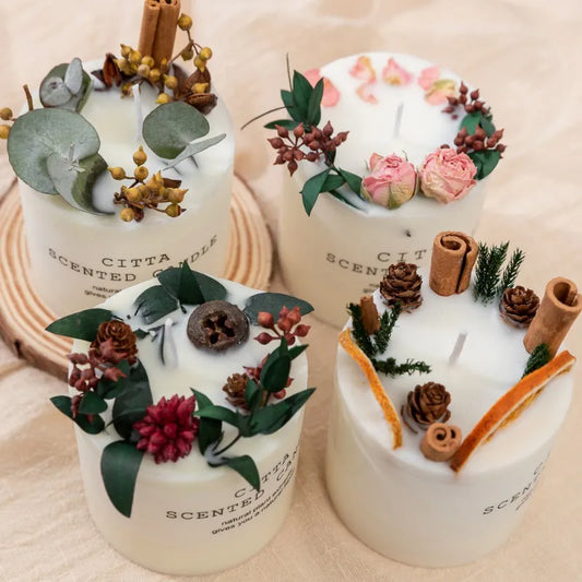 Botanical Scented Decorative Candles