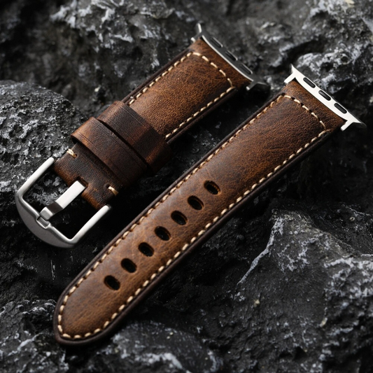 Theodore's Italian Leather Apple Watch Strap