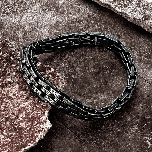 Nordic Forged Steel Bangle