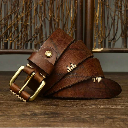 William's Woven Leather Belt
