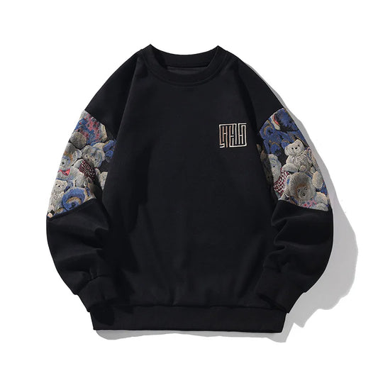 Urban Bear Embroidery Sweater