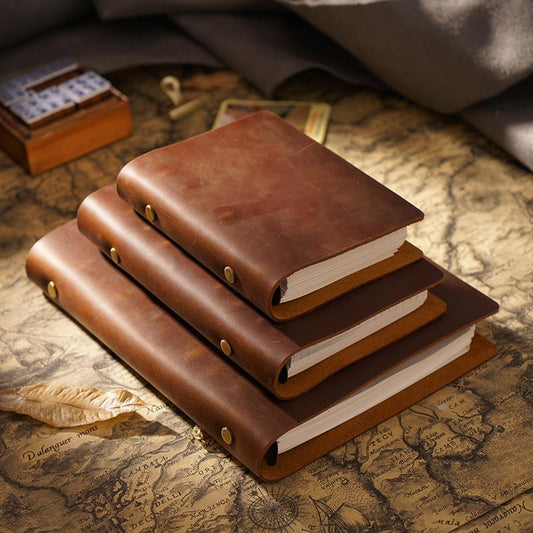 Authentic aged leather Journal